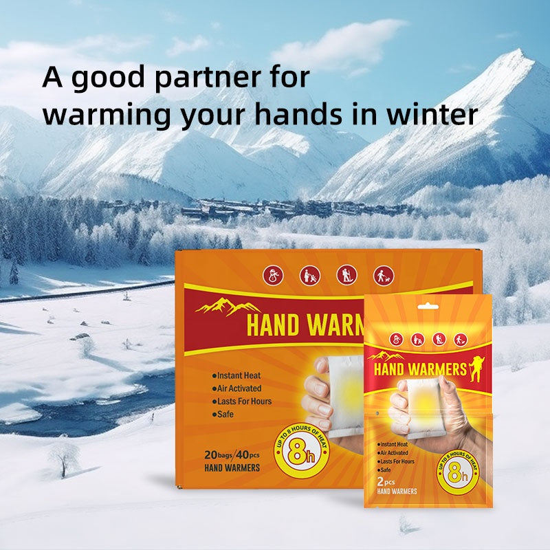 Hot Sale Disposable Air Activated Extreme Cold Hand Warmers for Men Women Kids Bulk Pack Skiing Hiking Winter Use Hand WarmerMOQ:1000pieces