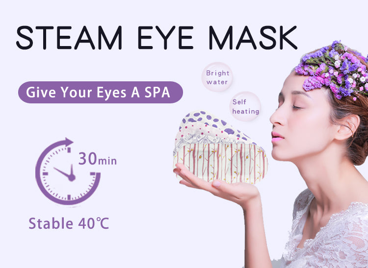 Trending Hot Sale Eye Heat Pad Steam Mask Eyemask Custom Self Heating Warm Sleep Instant Eye MaskMOQ:1000pieces