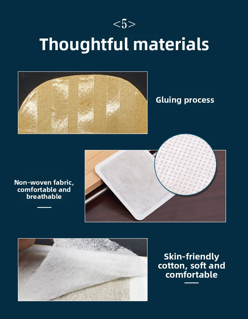 10 Pieces Boxed Moxibustion Patch Self-heating Customized Label OEM Hot Compress Moxibustion Patch MOQ:100boxes