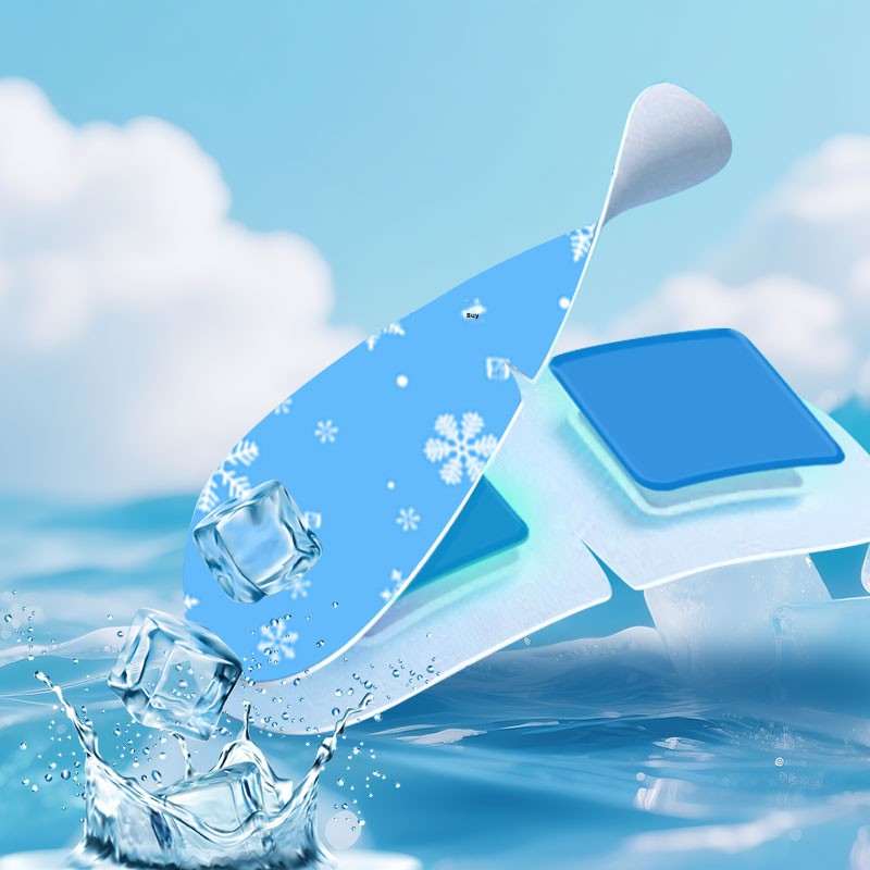 Customised Disposable Ice Eye Mask Fatigue Relief Cooling Eye Patch Lutein Hyaluronic Acid Cassia Eye Protectors MOQ:1000pieces