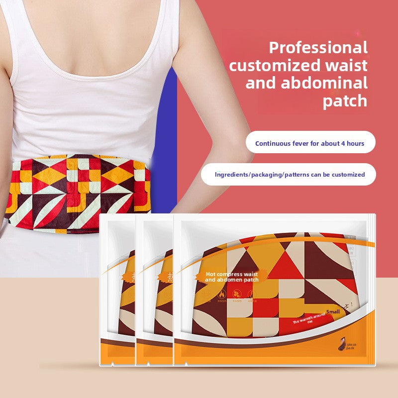Factory Custom Logo Steam Heat Therapy Neck Protector Shoulder Neck Boxed Warm Knee Warm Waist Warm Abdomen Warm Neck PatchMOQ:100boxes