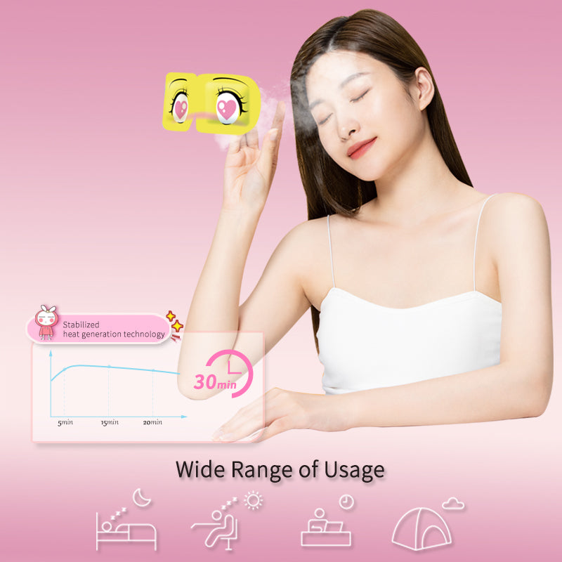 customize tailor-made Aromatherapy Hot Compress Eye Mask Travel Sleep Relief Eye Fatigue Disposable Lutein Steam Eye MasksMOQ:1000pieces