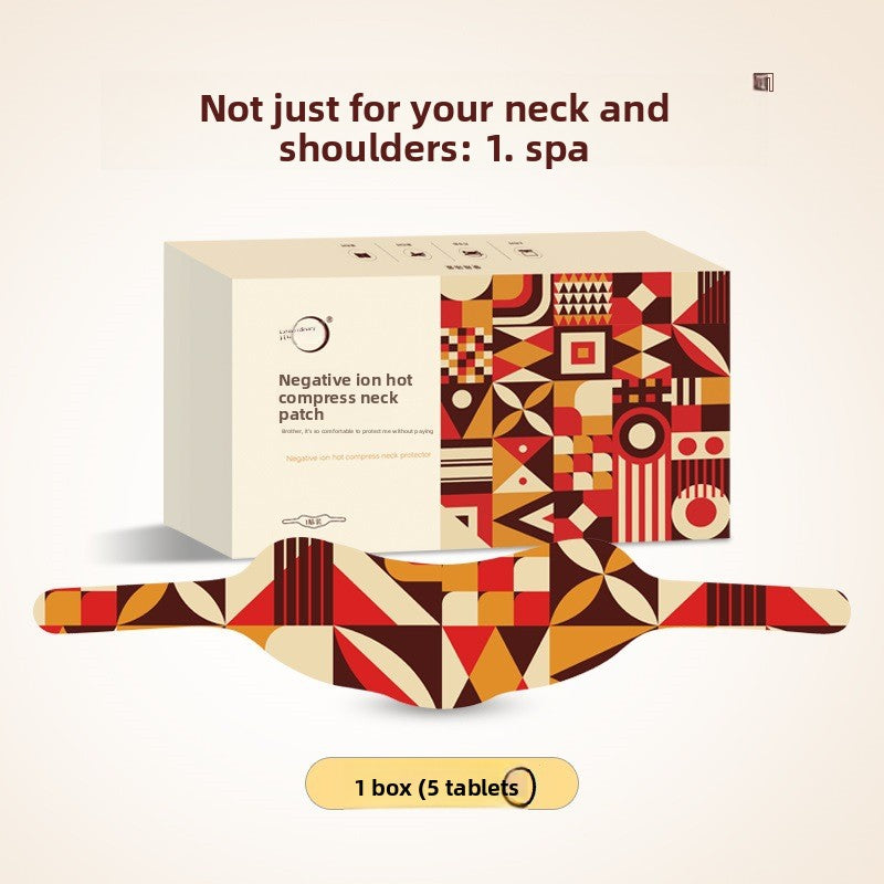 Factory Custom Logo Steam Heat Therapy Neck Protector Shoulder Neck Boxed Warm Knee Warm Waist Warm Abdomen Warm Neck PatchMOQ:100boxes