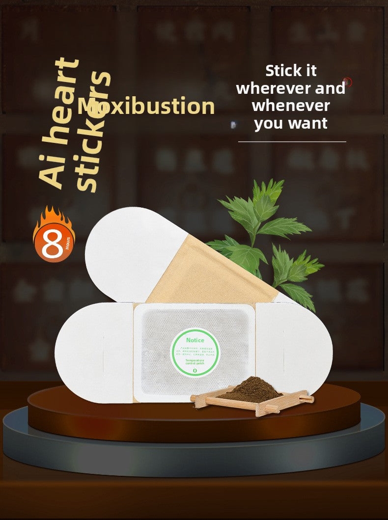 10 Pieces Boxed Moxibustion Patch Self-heating Customized Label OEM Hot Compress Moxibustion Patch MOQ:100boxes