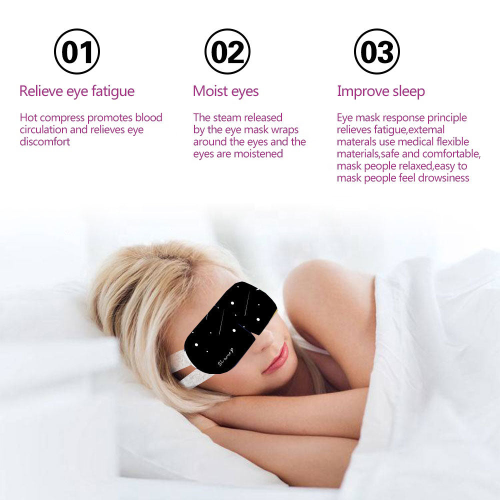 Trending Hot Sale Eye Heat Pad Steam Mask Eyemask Custom Self Heating Warm Sleep Instant Eye MaskMOQ:1000pieces