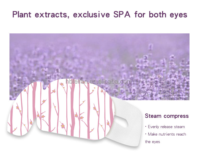 Trending Hot Sale Eye Heat Pad Steam Mask Eyemask Custom Self Heating Warm Sleep Instant Eye MaskMOQ:1000pieces