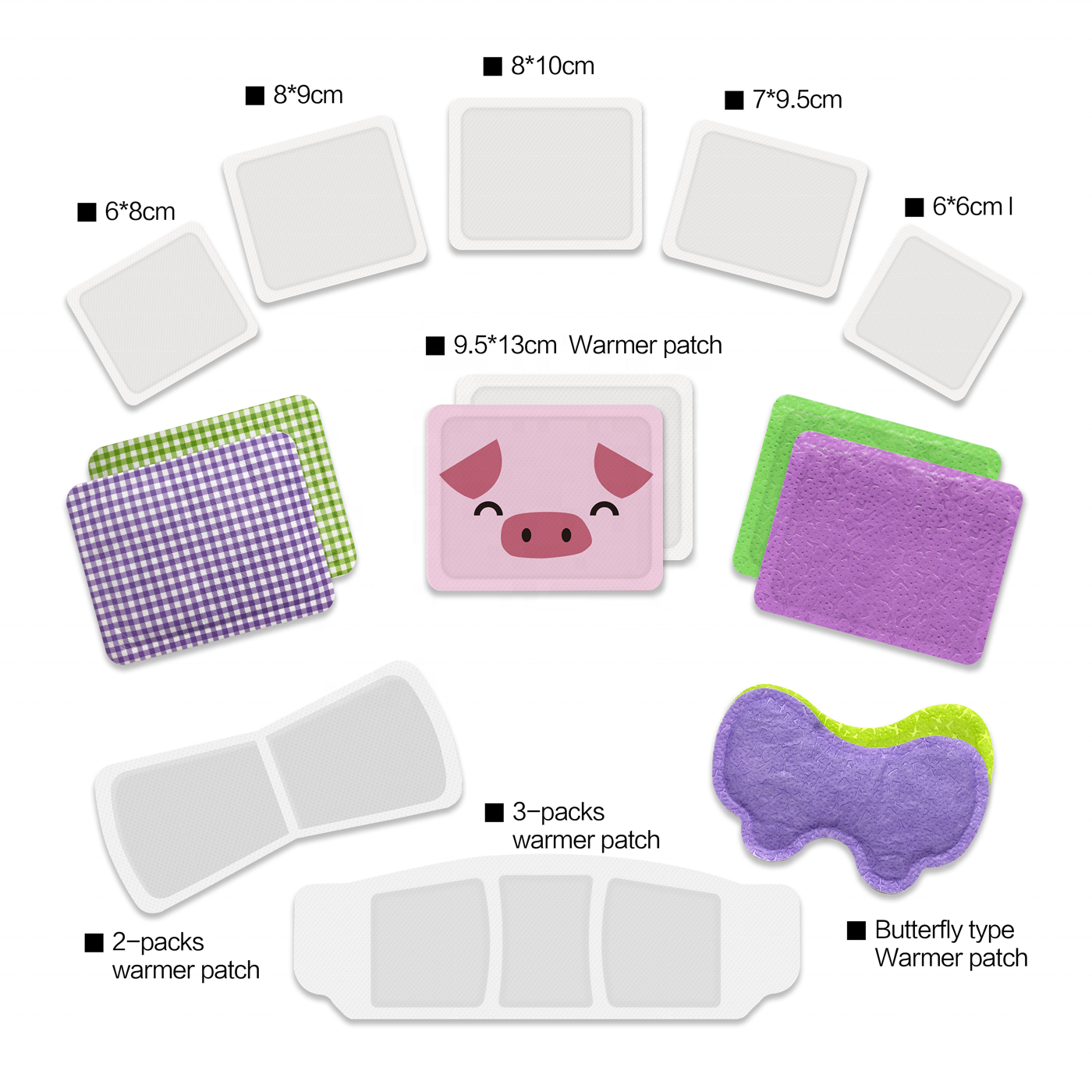 Customized Wholesale Top Warmer Patch 12 Hour Menstrual and Abdominal Pain Relief Portable Outdoor Warmer PatchMOQ:1000pieces